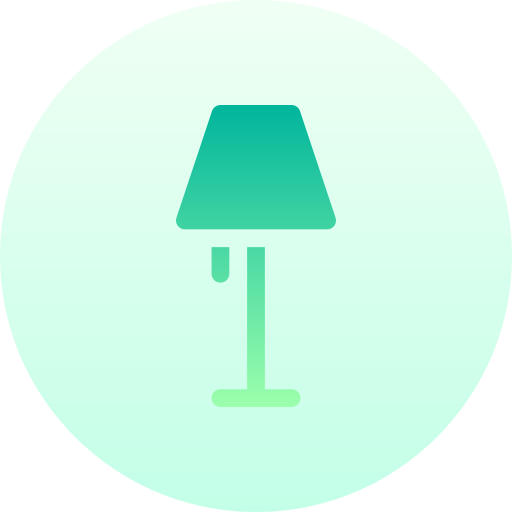 フロアランプ Basic Gradient Circular icon