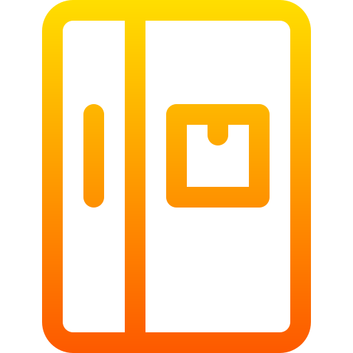 refrigerador Basic Gradient Lineal color icono