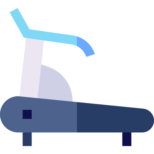 Treadmill Basic Straight Flat icon