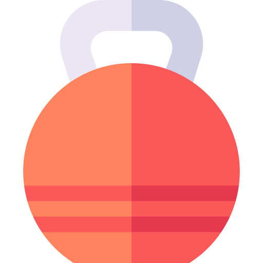 Kettlebell Basic Straight Flat icon