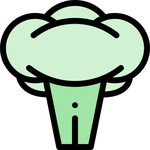 brokuły Detailed Rounded Lineal color ikona