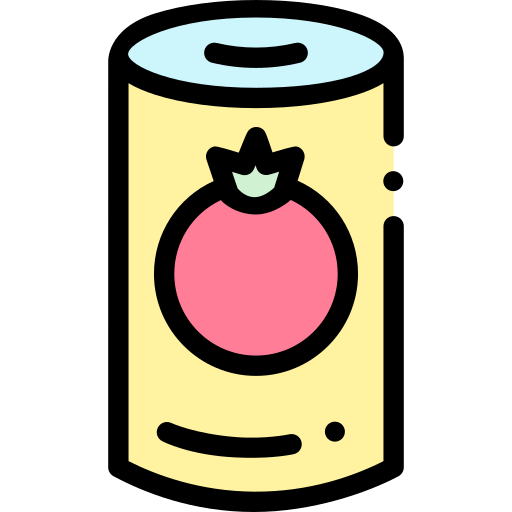 Tomato sauce Detailed Rounded Lineal color icon