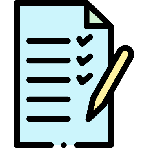 Shopping list Detailed Rounded Lineal color icon