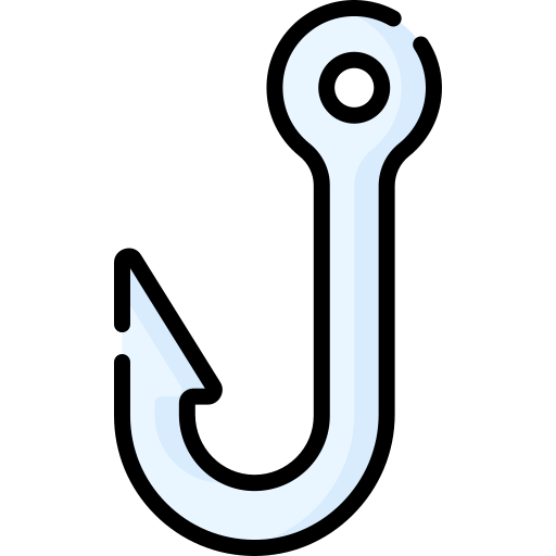 Fish hook Special Lineal color icon