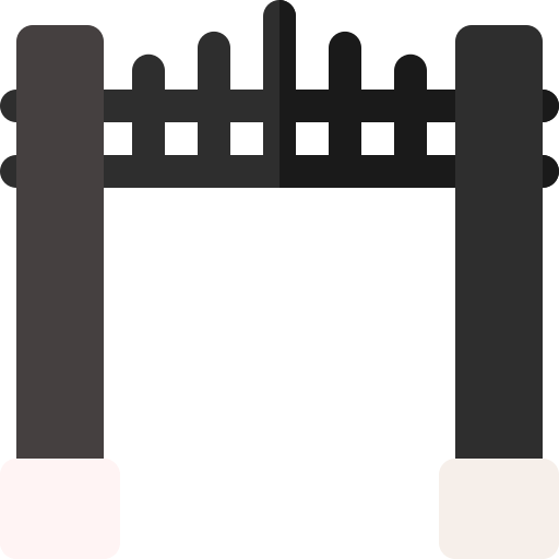 Gate Basic Rounded Flat icon