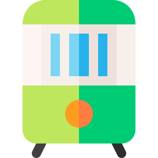 tram Basic Rounded Flat icoon