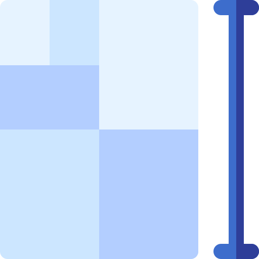 dimensioni del foglio Basic Rounded Flat icona