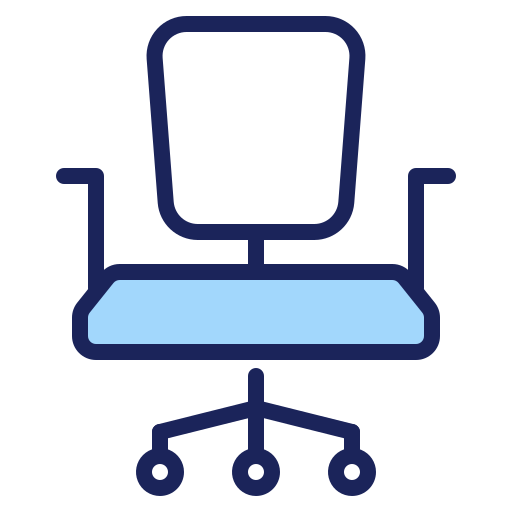 의자 Generic Blue icon