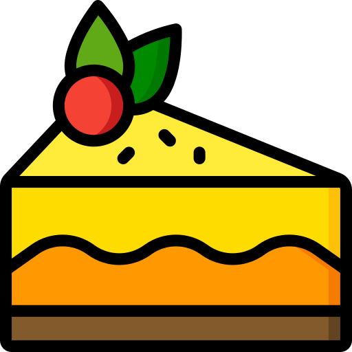torta di formaggio Basic Miscellany Lineal Color icona