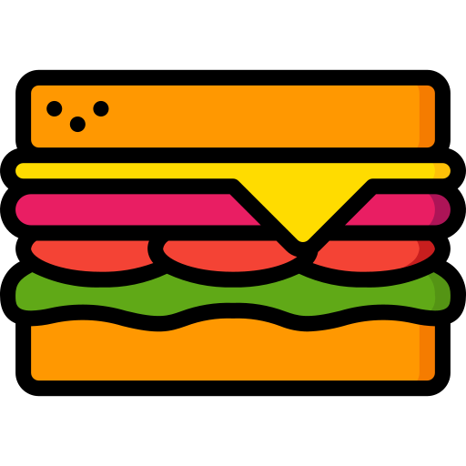 Sandwich Basic Miscellany Lineal Color icon