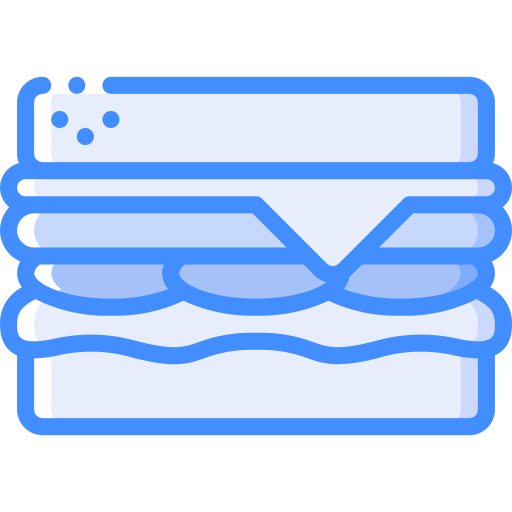 sandwich Basic Miscellany Blue icon
