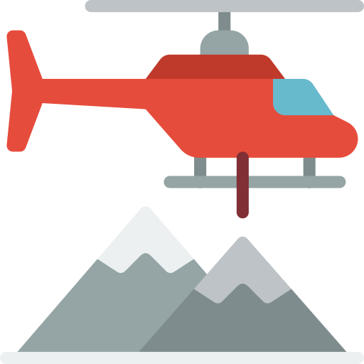 helicóptero Basic Miscellany Flat icono