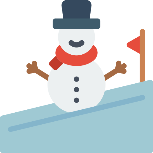 sneeuwman Basic Miscellany Flat icoon