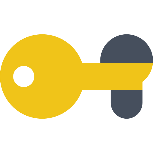 Keyhole Basic Miscellany Flat icon