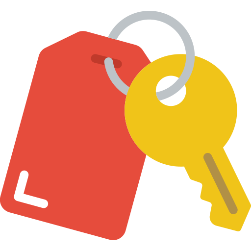 Keychain Basic Miscellany Flat icon
