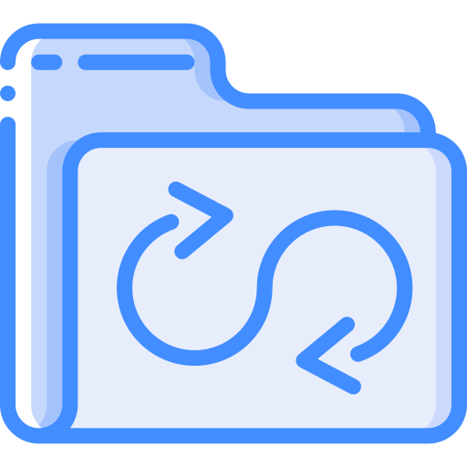 Folder Basic Miscellany Blue icon