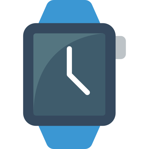 slimme horloge Basic Miscellany Flat icoon