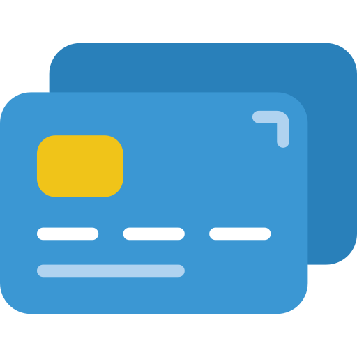 karta kredytowa Basic Miscellany Flat ikona