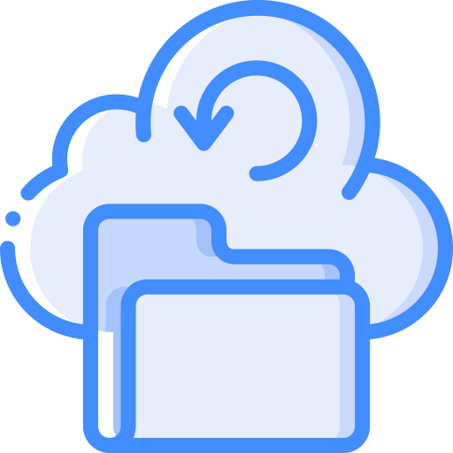 cloud-synchronisierung Basic Miscellany Blue icon