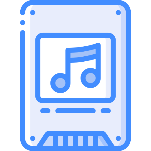 archivo de música Basic Miscellany Blue icono