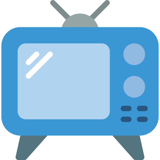 텔레비전 Basic Miscellany Flat icon