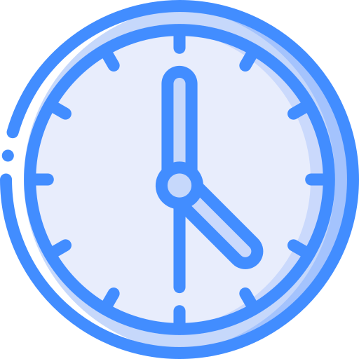l'horloge Basic Miscellany Blue Icône