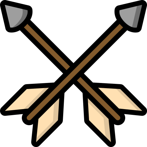flecha Basic Miscellany Lineal Color icono