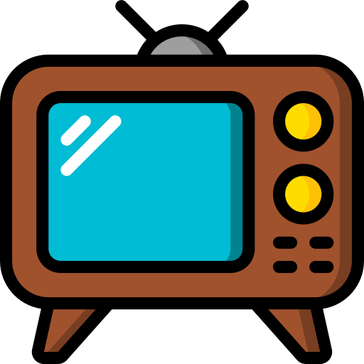 Television Basic Miscellany Lineal Color icon