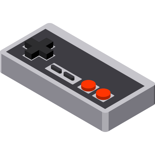 ゲームパッド Isometric Flat icon