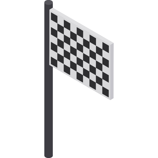 bandeira Isometric Flat Ícone