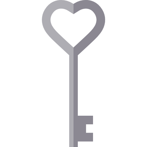 Key Basic Straight Flat icon