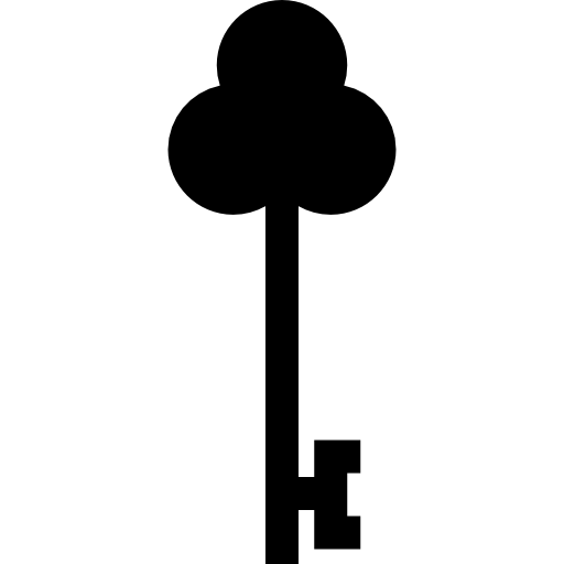 키 Basic Straight Filled icon