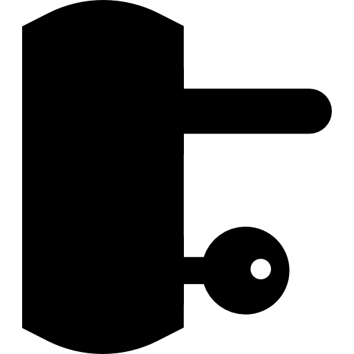 chiave Basic Straight Filled icona