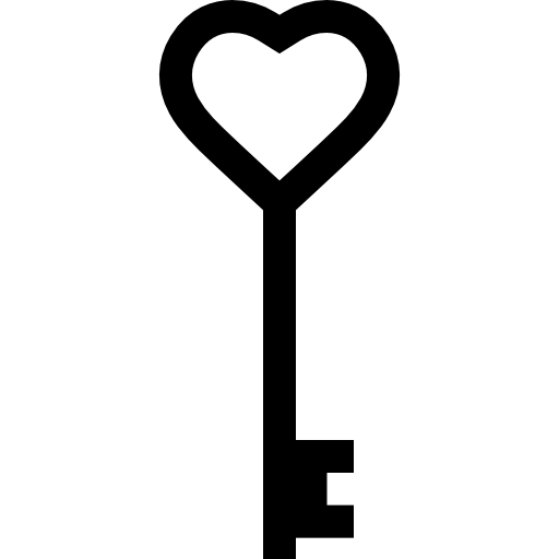 sleutel Basic Straight Lineal icoon