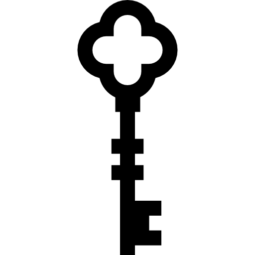 klucz Basic Straight Lineal ikona