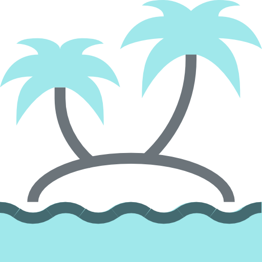 isla Maxim Flat Two Tone Linear colors icono