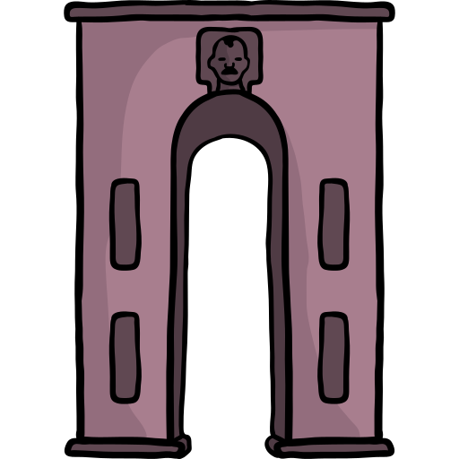 torre de ejer bavnehoj Hand Drawn Color icono