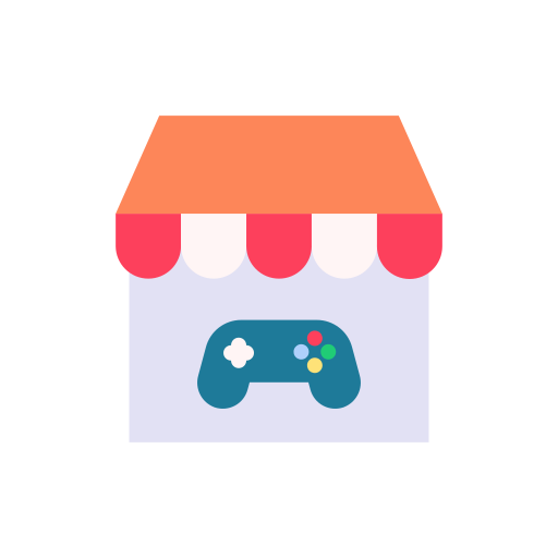 Game store Good Ware Flat icon