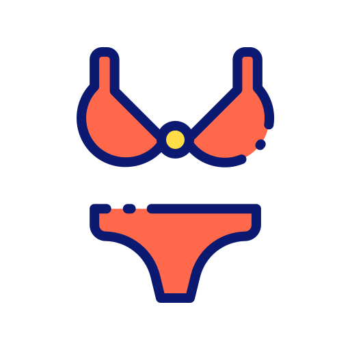 Bikini Good Ware Lineal Color icon