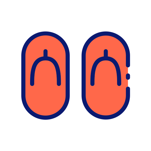flip-flops Good Ware Lineal Color icon