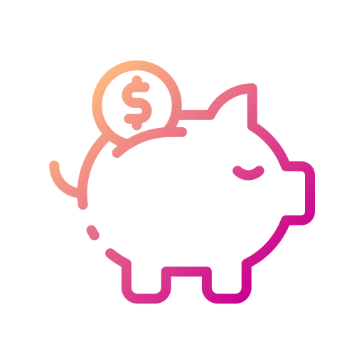 Piggy bank Good Ware Gradient icon