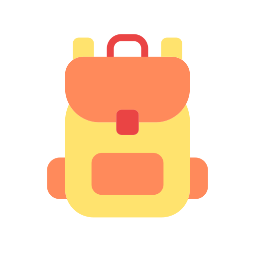 rucksack Good Ware Flat icon