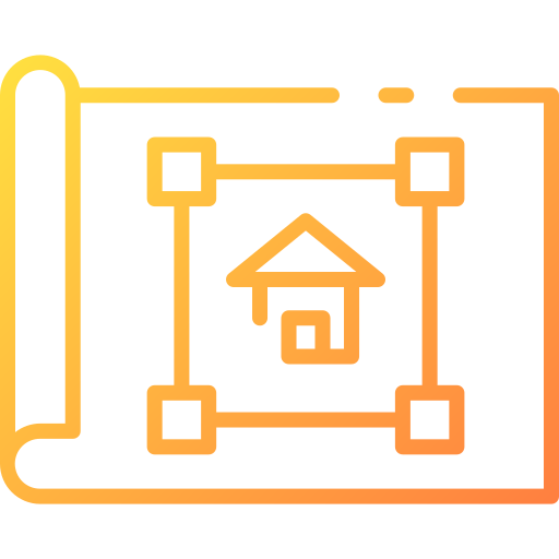 House design Good Ware Gradient icon