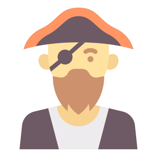 pirata Good Ware Flat icono
