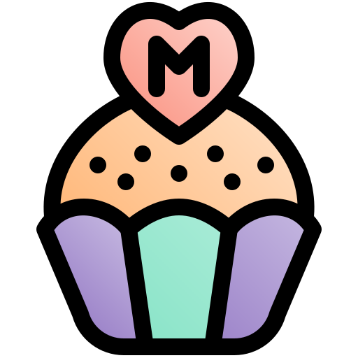 Cupcake Fatima Lineal Color icon