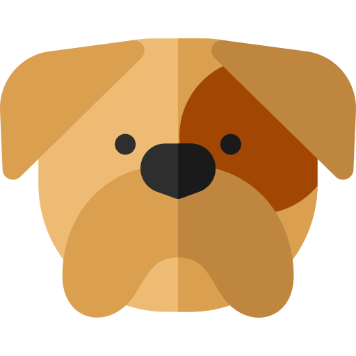 bulldog Basic Rounded Flat icona