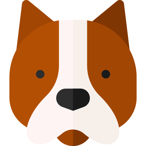 staffordshire terrier americano Basic Rounded Flat icona