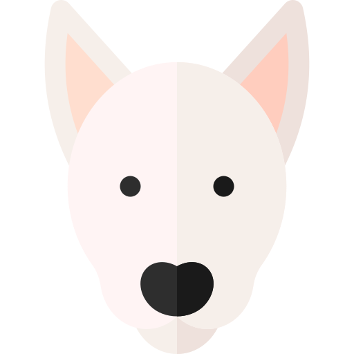 Bull terrier Basic Rounded Flat icon
