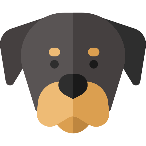 rottweiler Basic Rounded Flat icono