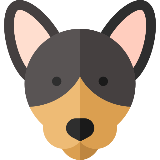 English toy terrier Basic Rounded Flat icon